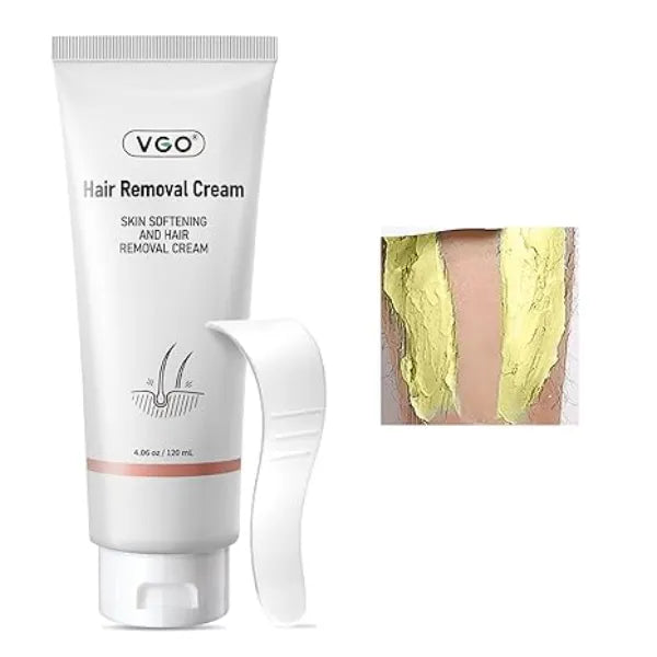 VGO Painless Bikini Gel for Women & Men, Unwanted Hair Removal for All Skin Types, 120ml 4.06oz