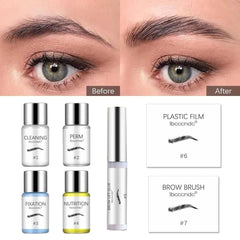 NIKITA.VIVI - Eyebrow Lamination Kit | Professional Eyebrow Lamination Lift Kit | Long Lasting Fuller Eyebrow Volume | Eyebrow Perming Kit for Salon & Home DIY | 7 Pcs in 1 Set | For Women