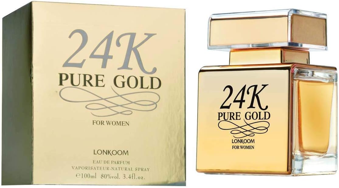 LONKOOM 24K Pure Gold For Unisex 100ml - Eau de Parfum
