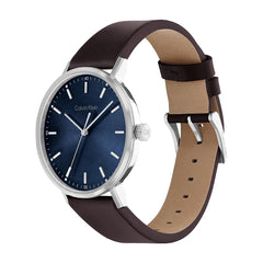 Calvin Klein MODERN MESH Men's Watch, Analog - Brown / Blue