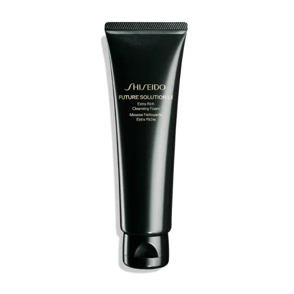 Shiseido Future Solution LX Extra Rich Cleansing Foam 125 mL Rich Foaming Cleanser for Smooth and Vibrant Skin Non-Comedogenic - All Skin Types