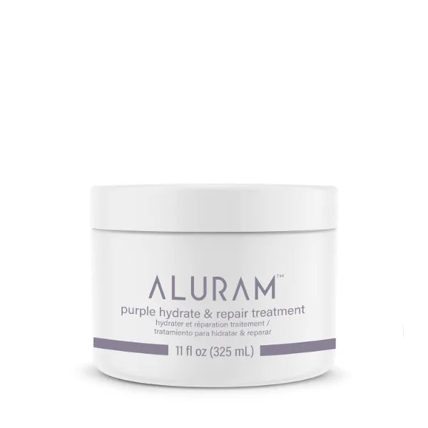 ALURAM Purple Hydrate & Repair Hair Treatment, Intense Moisture Infusion, Clean Hydration Boost for Silver & Color Treated Hair,11 Fl Oz
