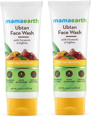 Mamaearth Ubtan Face Wash for Tan Removal 2-Pieces 100 ml