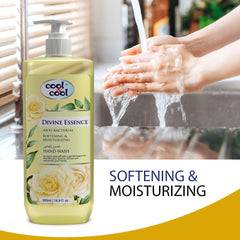 Cool & Cool Divine Essence - 500Ml(Pack of 3) - Anti-Bacterial,Skin-Softening & Moisturizing Liquid Hand Wash 1.5Liters