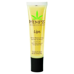 Hempz Herbal Ultra Moisturizing Lip Balm - Lip Treatment for Dry Cracked Lips, Provides Hydration and Nourishment for Men and Women - Premium, 100% Pure Natural Hemp Seed Oil  0.44 oz