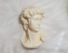 BONUS Large Bust David Statue Soy Wax Scented Candle Hand Poured Aroma Candle Home Candle