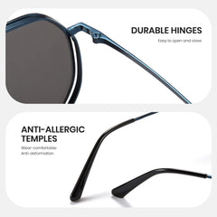 Cyxus Sunglasses for Men Women Classic Polarized Sunglasses UV400 Protection Anti Glare for Driving Outdoor