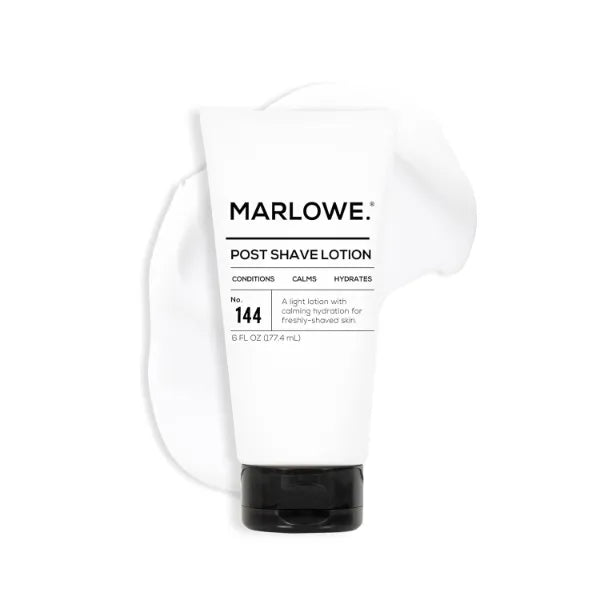MARLOWE. No.144 Post Shave Lotion, Aloe Citron Scent Aftershave with Green Tea & Algae to Hydrate, Calm & Refresh Skin, Holiday Grooming Gift Essential for Men, 6 fl oz