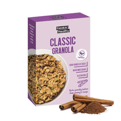 Freakin Healthy Classic Granola Cereal, Go-To Breakfast, Crunchy Oat Clusters, 100% Natural Ingredients, Gluten Free & Refined Sugar Free - 340g