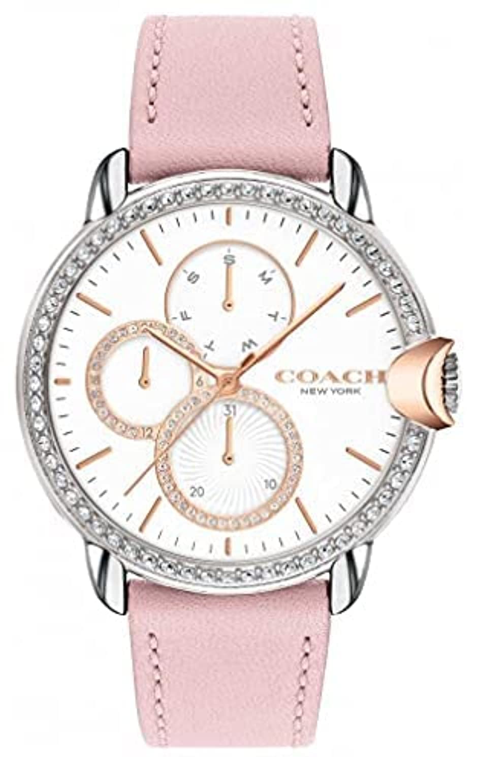 Coach ARDEN Women's Watch, Analog - Pink / White