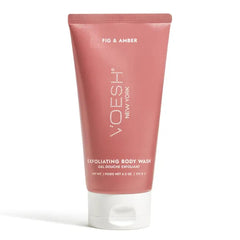 VOESH Sugar Scrub & Exfoliating Body Wash with Plant-Derived AHAs & Vegan Probiotics, K-Beauty Korean Skincare - Fig & Amber