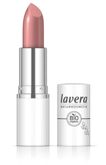 Lavera Cream Glow Lipstick - Matte Finish, Long-lasting moisture protection for the lips, Retro Rose 02- 4.5g