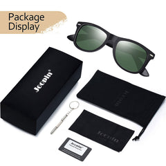 Joopin Polarized Sunglasses Men Women, Classic Square Sun Glasses 100% UV Protection Driving Fishing