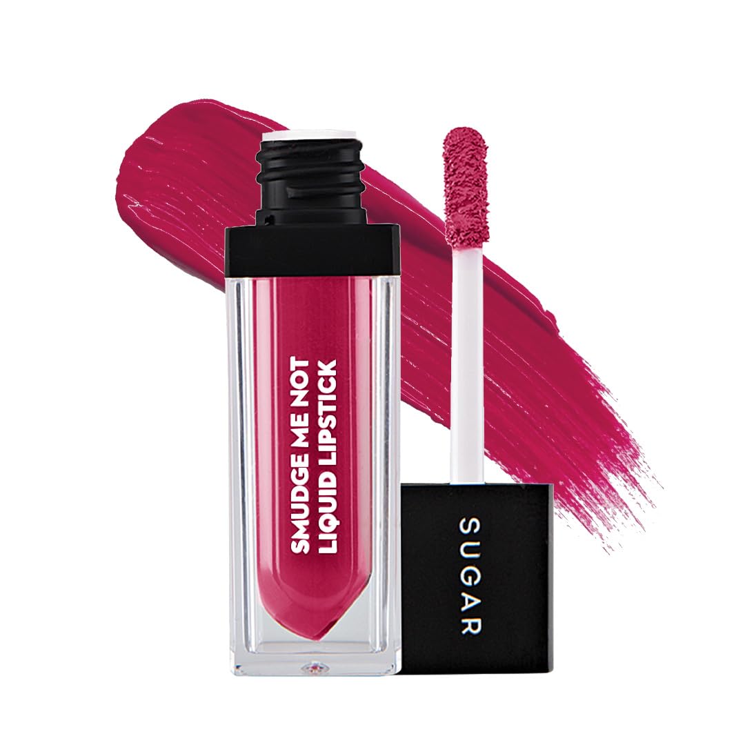 Sugar Cosmetics Liquid Lipstick Smudge Me Note 02 Brink of Pink (Bloom Rose), 4.5 ml