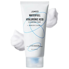 JUMISO Waterfull Hyaluronic Acid Cleansing Foam, Hydrating facial Cleanser for all Skin Types - 150mL
