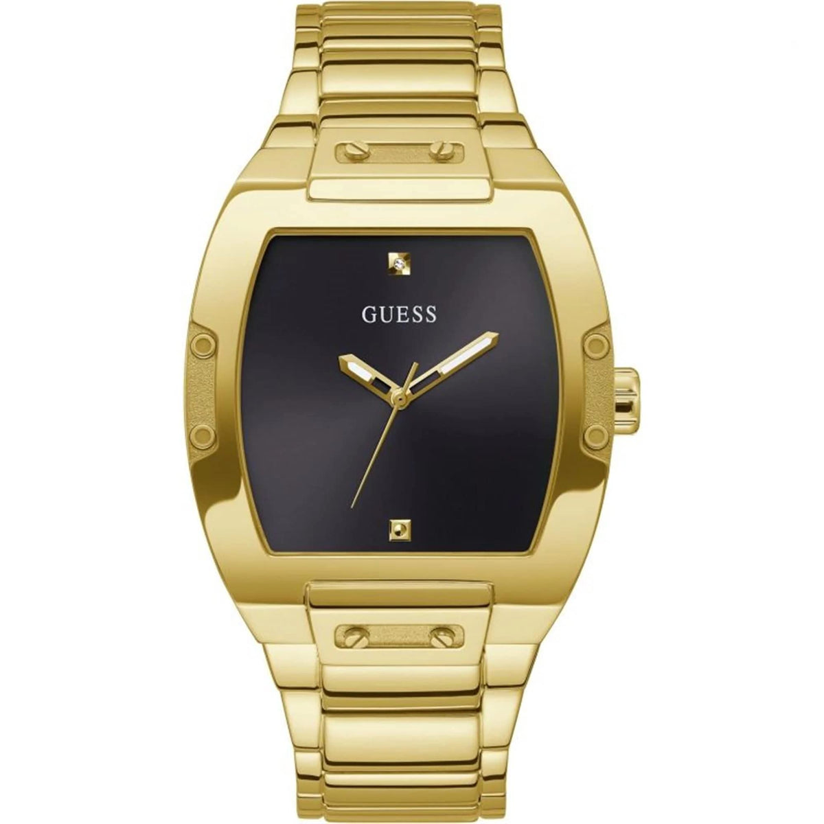 GUESS Men's Trend Casual Tonneau Diamond 43mm Watch