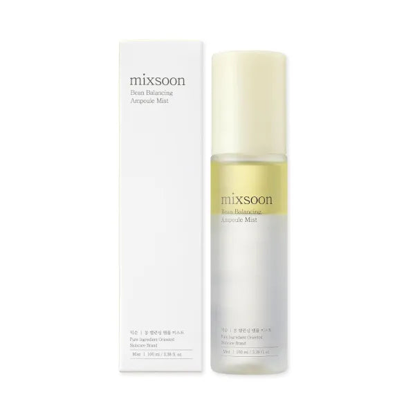 mixsoon Bean Balancing Ampoule Mist Skin moisturizer and Oil balance For Hydrated Radiance Korean Glass Skin Care 3.38 fl. oz