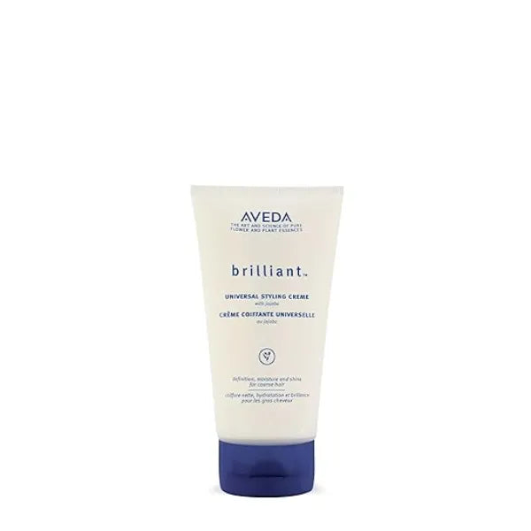 Aveda Brilliant Universal Styling Creme Defines Texture Seals in Moisture Adds Shine for Medium to Thick Curly & Coily Hair Types, 5 Fl Oz