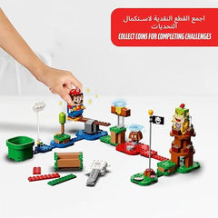 LEGO Super Mario Adventures with Mario Starter Course Set, Buildable Toy Game, Collectible Gifts for Kids, Boys & Girls 6 Plus Year Old with Interactive Figure 71360