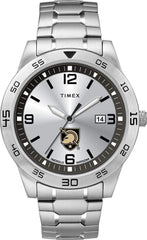 Timex Tribute Men's Citation 42mm Quartz Watch with Stainless Steel Strap - Army Black Knights