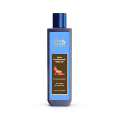 Blue Nectar Baby Oil with Pure Kumkumadi Oil for Glow & Hydration | Ayurvedic Baby Massage Oil for New Born | 100% Natural & Safe Baby Product for Delicate Skin (17 Herbs, 200 ml)
