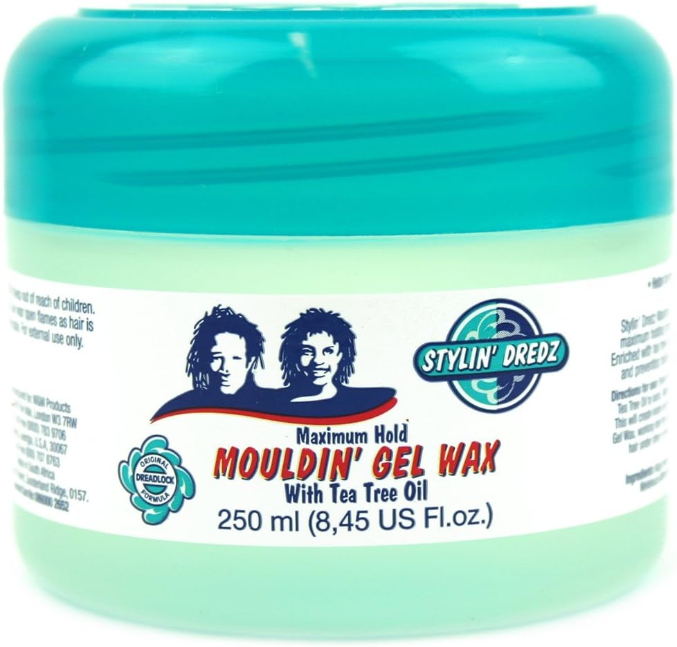 Stylin Dredz ' Gel Wax with Tea Tree Oil -8.45oz 250ml - Dreadlock Hair