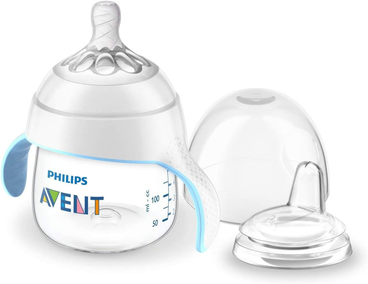 Philips Avent Natural Trainer Sippy Cup with Fast Flow and Soft Spout, 5oz, 1pk