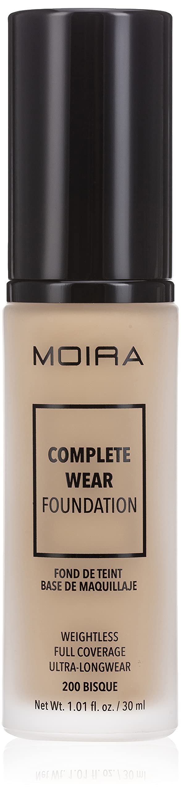 Moira CWF200 Complete Wear Foundation, Bisque, 30 ml