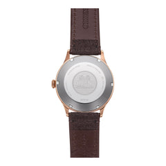 Orient 'Bambino Version 4' Japanese Automatic/Hand Winding Stainless Steel and Leather Dress Watch - Marrone