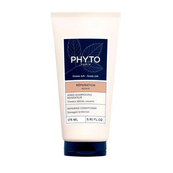 PHYTO REPAIR Restructuring Conditioner, Vegan, Silicone Free Conditioner, Repairing, Strengthening for Damaged Hair and Brittle Hair, 5.91 fl.oz
