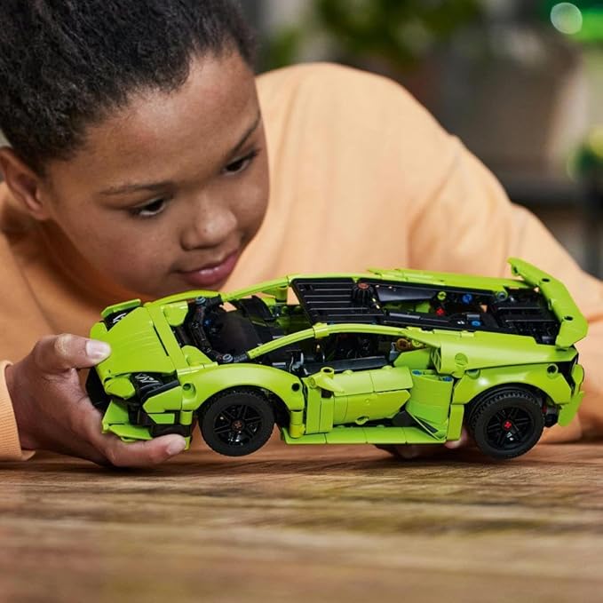 LEGO 42161 Technic Lamborghini Huracán Tecnica Toy Car Model Kit, Racing Car Building Set for Kids, Boys, Girls and Motor Sport Fans, Collectible Gift Idea