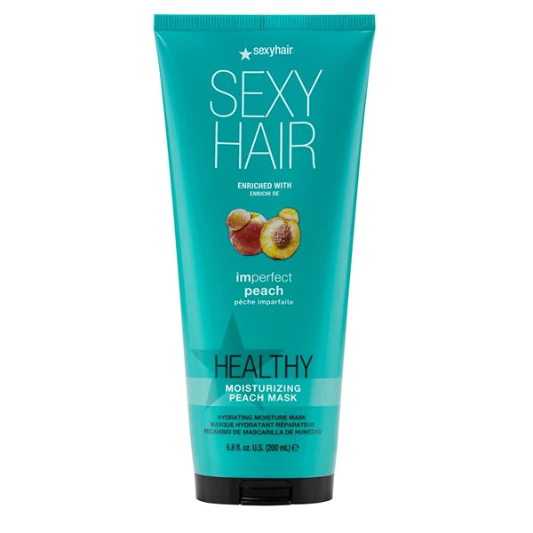SexyHair Healthy Imperfect Fruit Moisturizing Mask, 6.8 oz | Peach | Medium to Coarse Hair Type