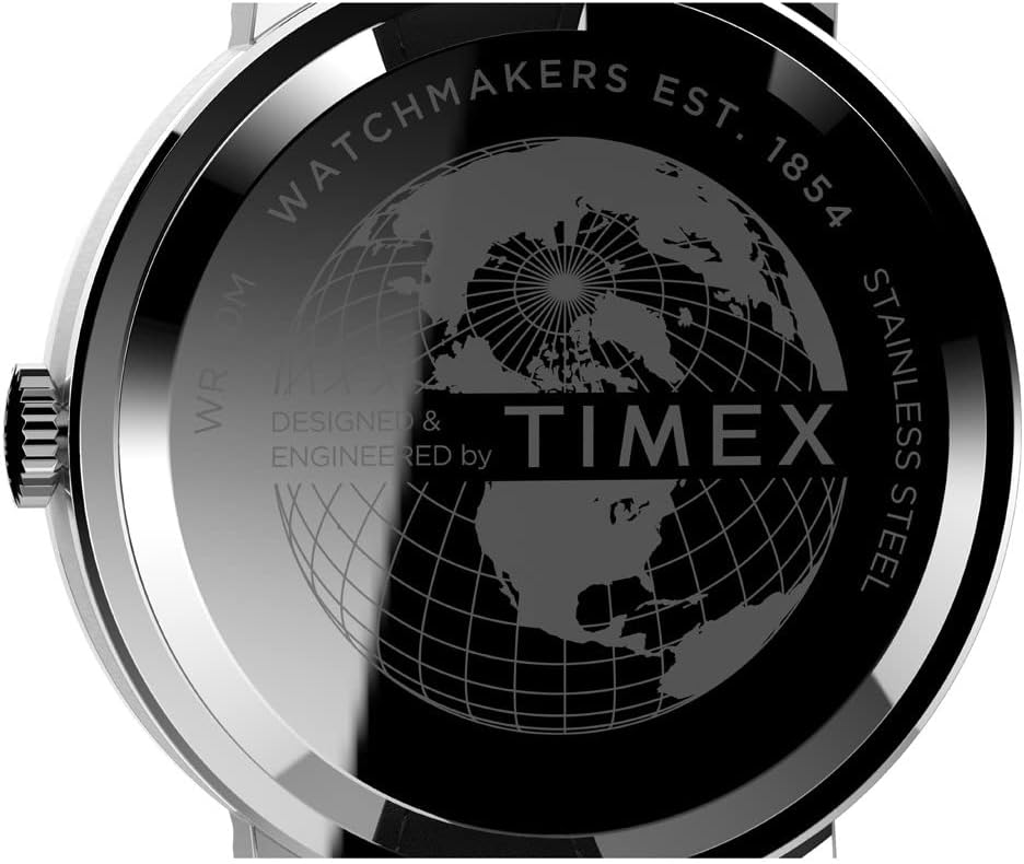Timex Men's Midtown Chronograph 40mm Watch - Stainless Steel/Black/White