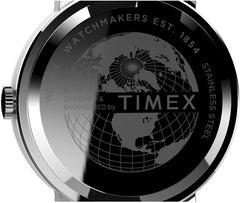 Timex Men's Midtown Chronograph 40mm Watch - Stainless Steel/Black/White