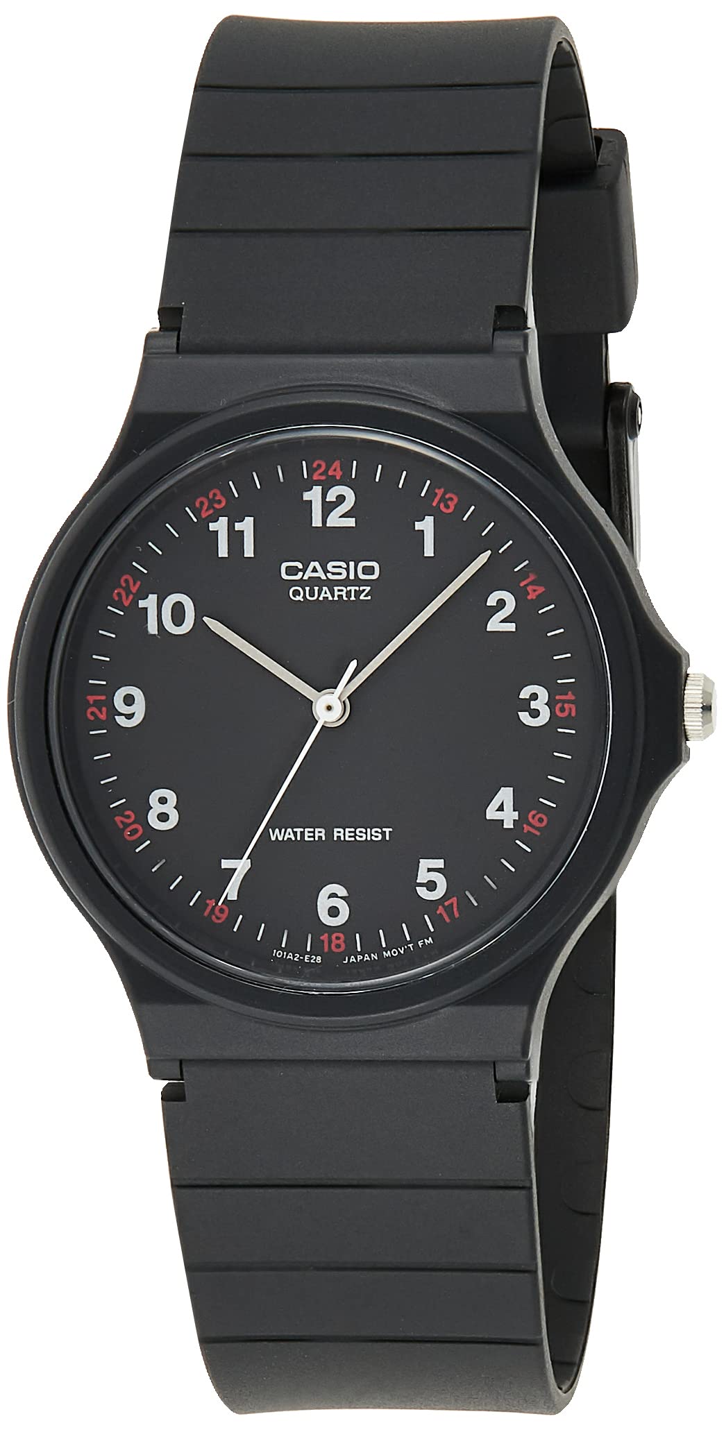 Casio Unisex-Adult Quartz Black/Black/White