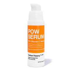 Carbon Theory POW 15% Vitamin C Face Serum for Tired, Dull Looking Skin, Targets Hyperpigmentation, Gently Exfoliates and Boosts Skin Glow, Enriched with Shea Butter - 30ml