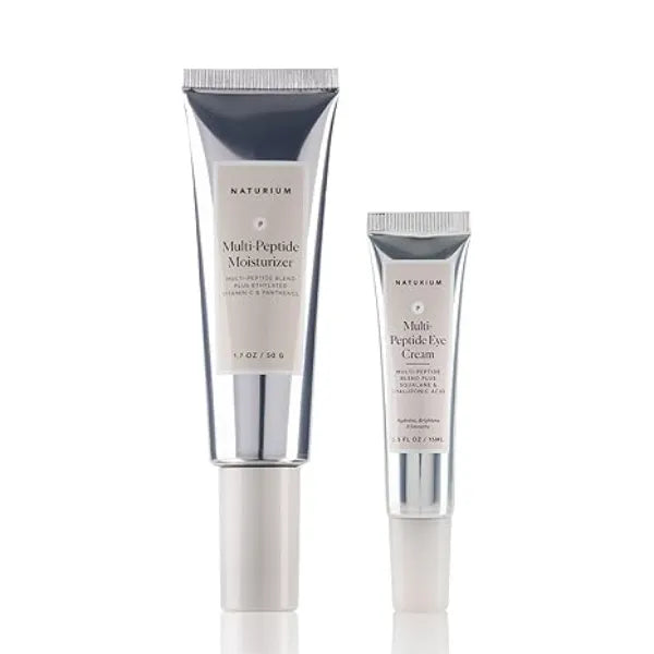 Naturium Multi Peptide Duo, Eye Cream & Moisturizer, Firming & Smoothing Skincare Treatment