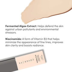 Cover FX Power Play Concealer: Crease-Proof, Transfer-Proof Concealer Provide 16-hour Full Coverage with Powerful Pollution Defense- N Fair 1, 0.33 Fl Oz