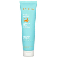 Pacifica Beauty Sea Foam Face Cleanser, Daily Gentle Foaming Face Wash, With Coconut Water + Sea Algae Complex, Removes Makeup, For Combination and Oily Skin, Vegan and Cruelty Free, Clean Skin Care