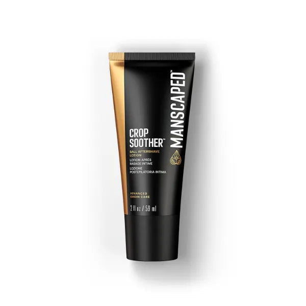 MANSCAPED Crop Soother Groin Grooming Aftershave Lotion - Infused with Aloe, Colloidal Oats, Shea, Cocoa Seed Butter, Safflower Oil for Soothing & Relief