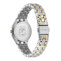 Citizen Women's Analogue Solar Powered Watch with Stainless Steel Strap EW2484-82B