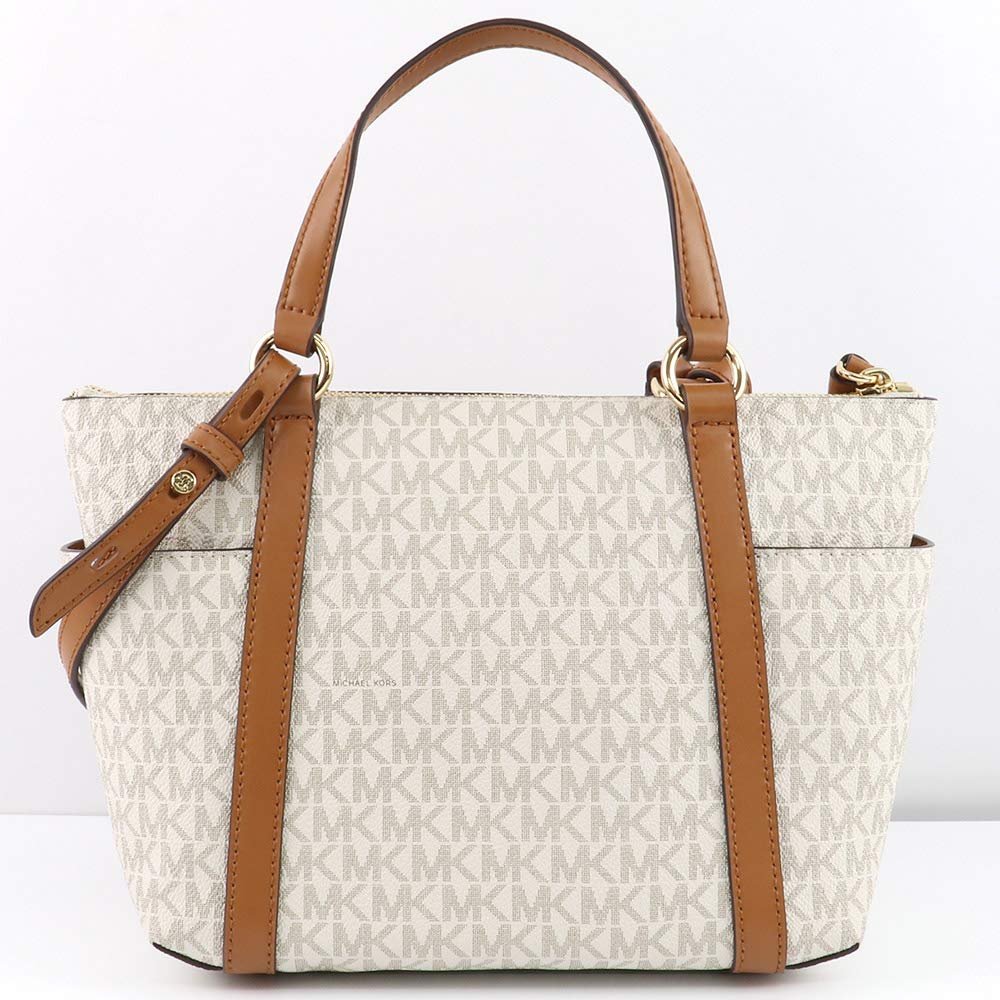 Michael Kors MK SM CONV TZ TOTE 30T0GNXT1B149 VANILLA/ACRN