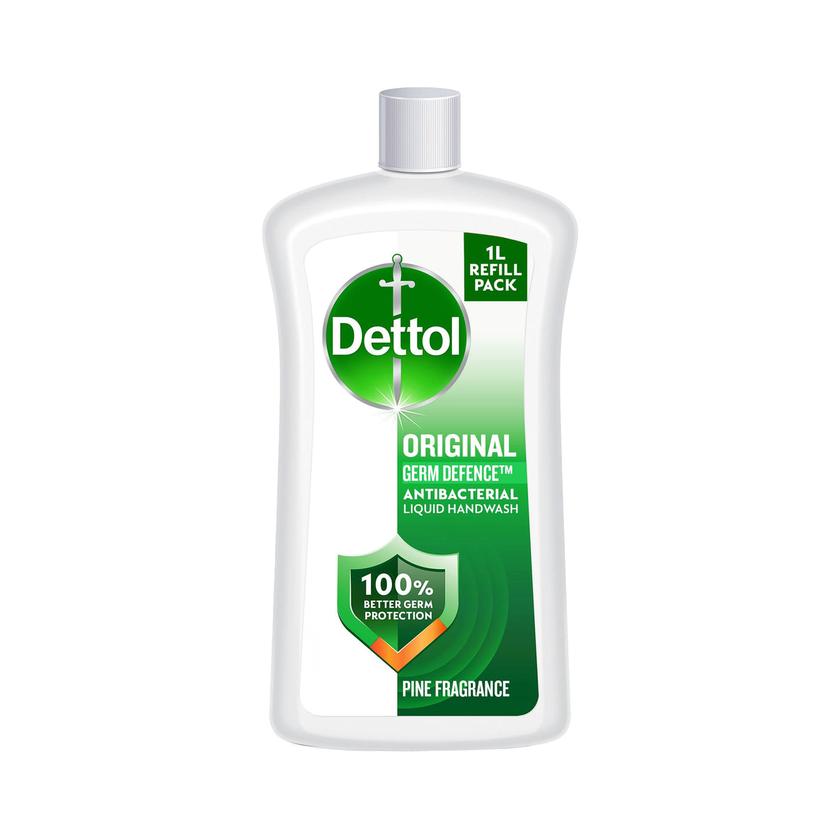 Dettol Original Handwash Liquid Soap Refill Pine Fragrance 1Litre packaging may vary