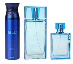 Ajmal Perfumes Blu Gift Set By Ajmal Perfumes, 90 Ml