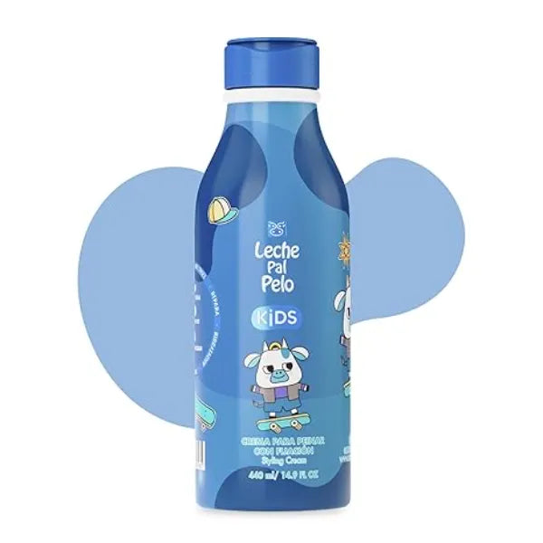Leche Pal Pelo Kids - Styling Cream with Hold - Easy Combing, Frizz Control - Hydrates Hair with Coconut Milk - 14.9 oz