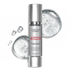 Conscious Chemist 6 Peptide Serum for Face | 50ml | Complex Collagen Boosting Firming Essence for Face, Niacinamide & Hyaluronic Face Serum, Reduce Fine Lines, Wrinkles, Face Serum for Men & Women