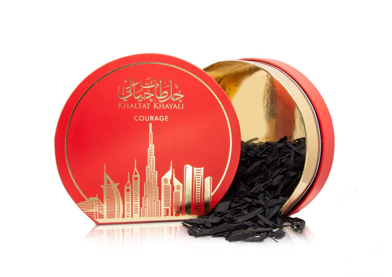 MY PERFUMES COURAGE from KHALTAT KHAYALI Solid Incense Bakhoor for Unisex, 100gm