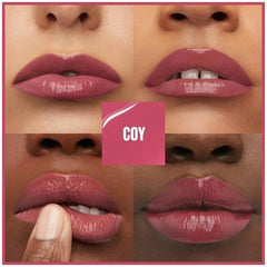 Maybelline New York Lip Colour, Smudge-free, Long Lasting up to 16h, Liquid Lipstick, Shine Finish, SuperStay Vinyl Ink, 20 Coy