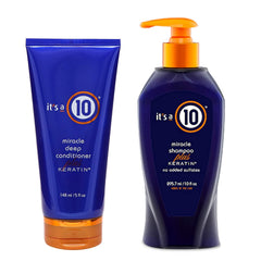 It's a 10 Miracle Shampoo Plus Keratin 10 oz & Deep Conditioner 5 oz Duo