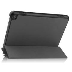 DWaybox Case for New Amazon Fire HD 8 tablet 8” 2024 Released, Folio Slim Smart Cover for Fire HD 8 & 8 Plus 2022 (12th Gen) Lightweight Hard Shell Protective Case with Kickstand -Black